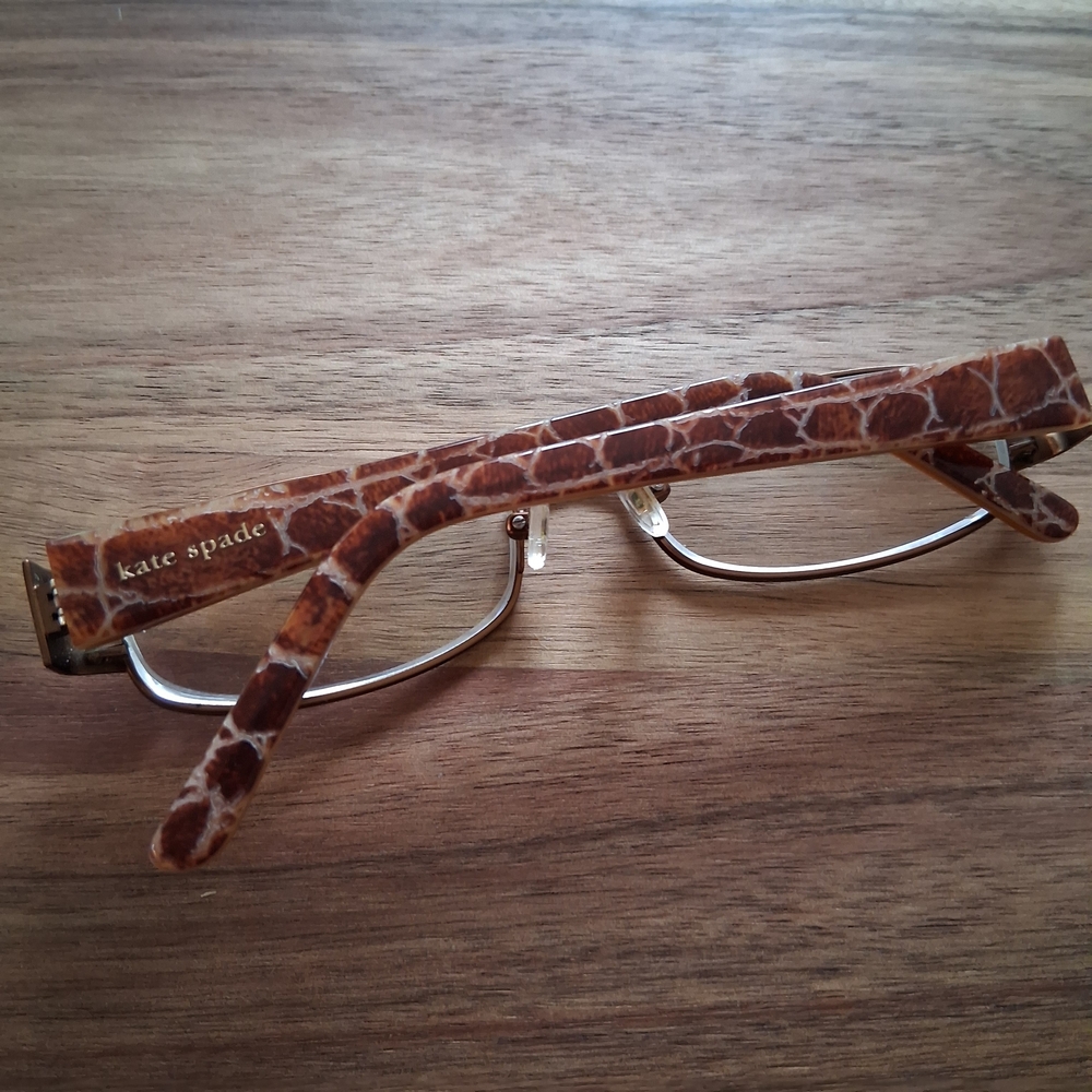 Brown Rectangular Eyeglasses - image 3